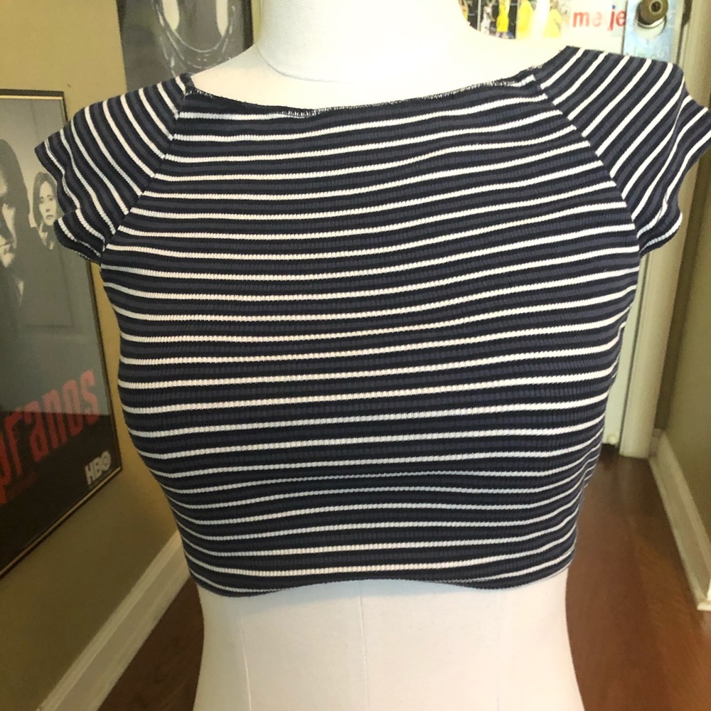 Xs brandy Melville ribbed cropped top! Excellent
